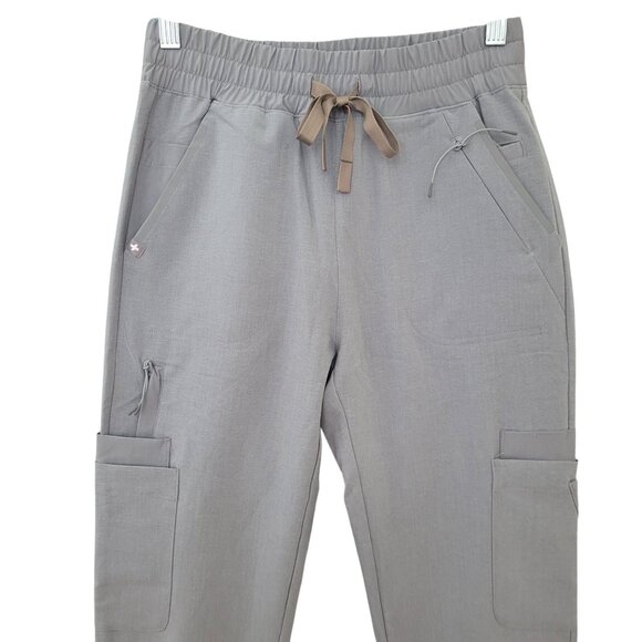 Figs Charlotte 21Pocket Slim Scrub Pants Womens Size XXS Grey NWOT - Picture 5 of 7